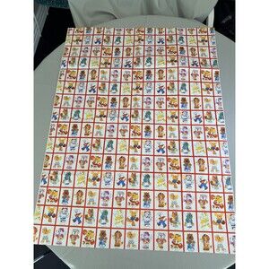 Vtg 1984 American Greetings Get Along Gang Animal Characters New Gift Wrap
